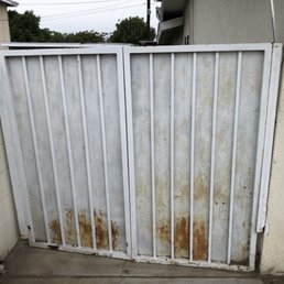 Side gate. Might need a new one or maybe it can be fixed. It broke on the bottom left where it was anchored.