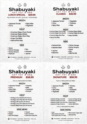 Menu photo 1 Shabuyaki Lake Forest, CA Menu photo 1 Shabuyaki Lake Forest, CA