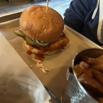 Odd Fellows Tavern - Spicy Chicken Sandwich - Bars Near Me - South Berwick, Maine