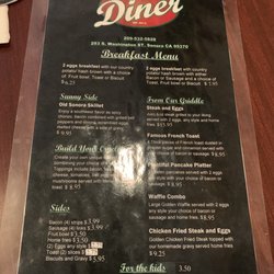 Downtown Diner - Menu