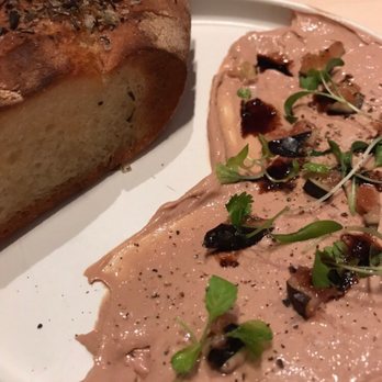 Eunice - Chicken Liver Pate with fig and hazelnut - delicious! - Cajun/Creole Near Me - Houston, Texas