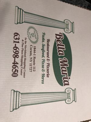 Menu photo 5 Bella Maria Restaurant & Pizzeria Coram, NY Menu photo 5 Bella Maria Restaurant & Pizzeria Coram, NY