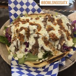 Bowls N Go - Shredded beef wrap