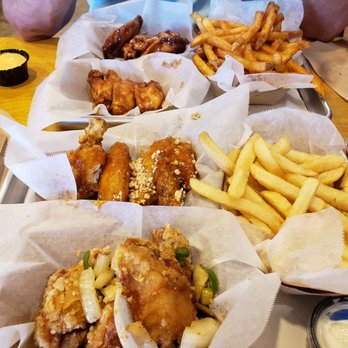 Fire Wings - Salt and pepper, peanut butter, sriracha and chipotle. We'll be back. - Chicken Wings Near Me - Manteca, California Fire Wings - Salt and pepper, peanut butter, sriracha and chipotle. We'll be back. - Chicken Wings Near Me - Manteca, California