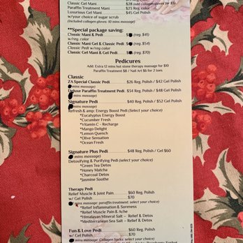 ZA Nails Spa - Services side 2 - Nail Salons Near Me - Fremont, California ZA Nails Spa - Services side 2 - Nail Salons Near Me - Fremont, California