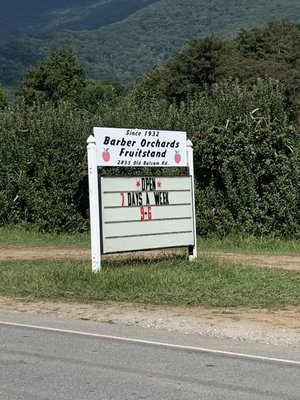 Barber Orchards Fruit Stand by null