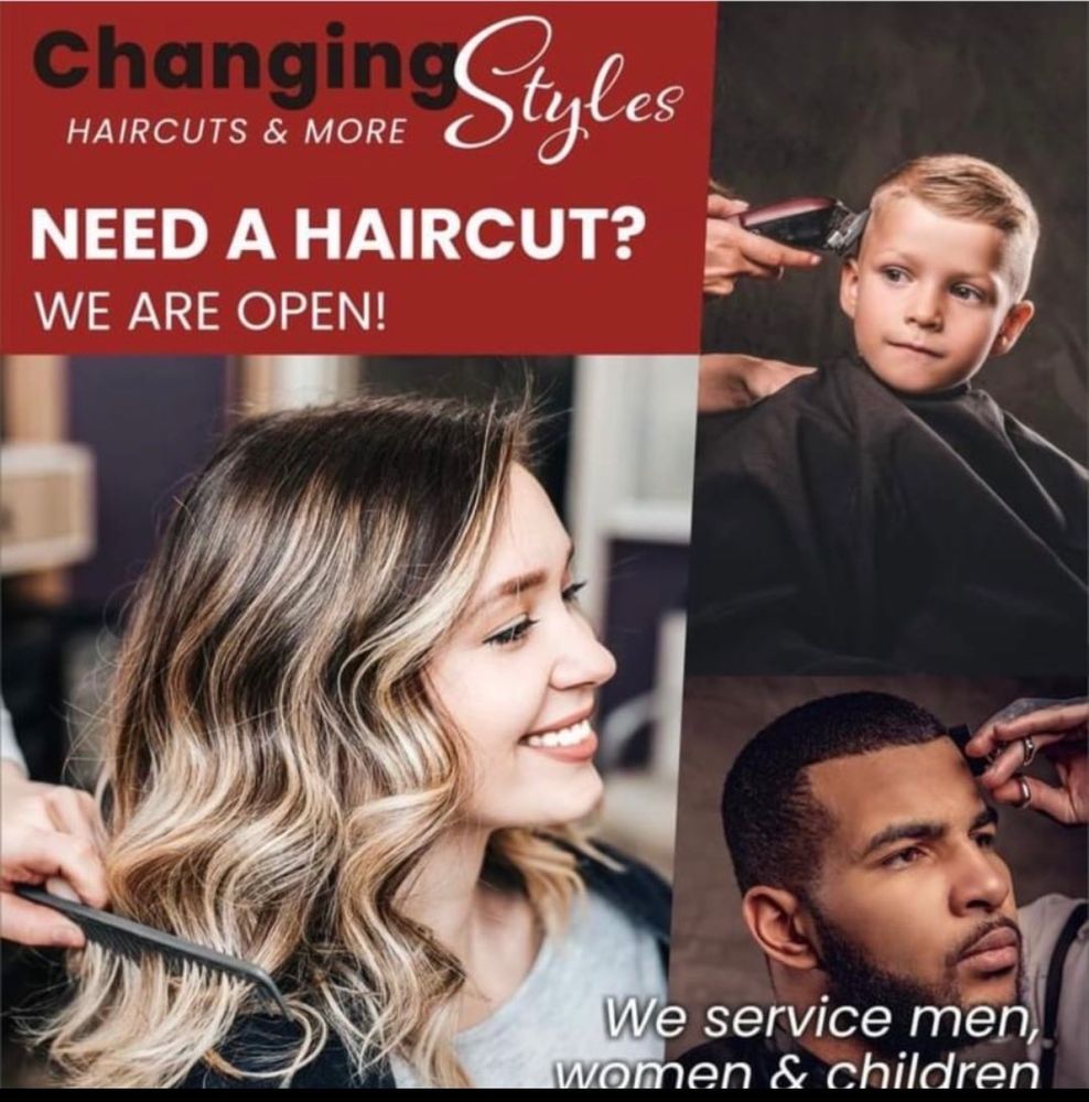 CHANGING STYLES HAIRCUTS & MORE - Updated July 2026 - Request an ...