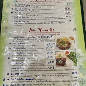 Huong Binh - We both ordered Buns (vermicelli dishes) on our first visit and they were delicious! - Vietnamese Near Me - Seattle, Washington