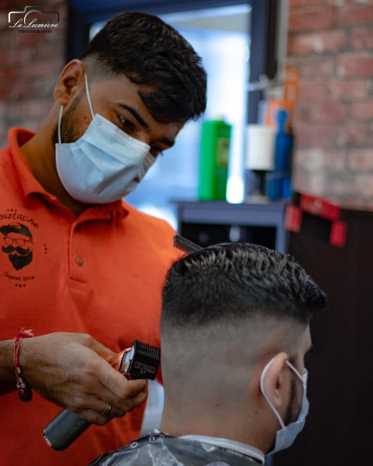 The Big Moustache Barbershop Logo