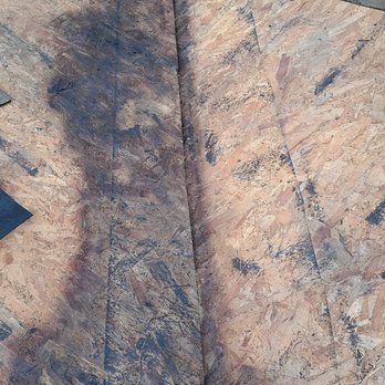 Landeros Roofing Solutions - damaged roof decking under channel - Roofing Near Me - Tracy, California