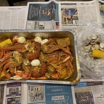 Perfect Crab - Family combo special in Cajun sauce and clams in garlic butter sauce - Seafood Near Me - Sicklerville, New Jersey