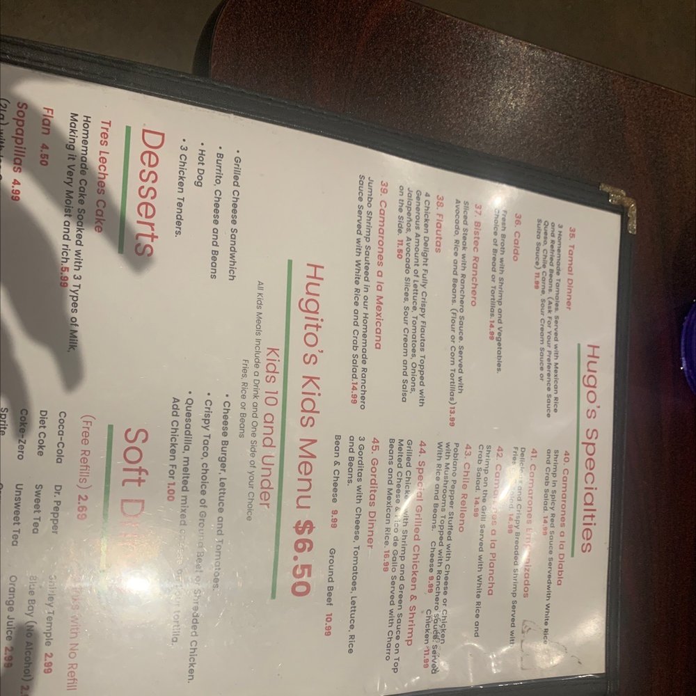 Hugo's Mexican Grill and Cantina