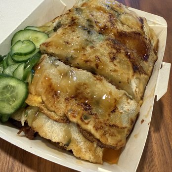 L'uxweet - E7. House BBQ Pork with Basil EggPancake - Bakeries Near Me - Tustin, California