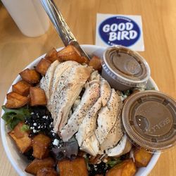 Good Bird - Sue Bird Salad dressing on side