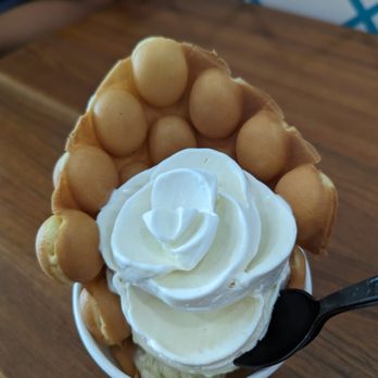 Cauldron Ice Cream - Mill tea ice cream with egg puff - Ice Cream & Frozen Yogurt Near Me - San Jose, California