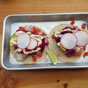 Hook Fish - 2 tacos with their fish of the day. - Seafood Near Me - San Francisco, California Hook Fish - 2 tacos with their fish of the day. - Seafood Near Me - San Francisco, California
