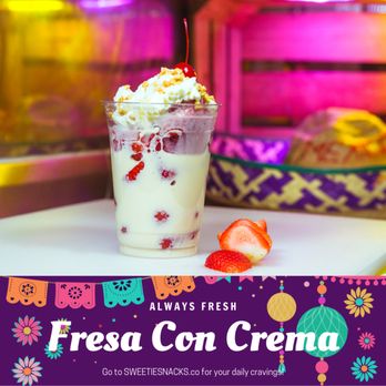 Sweetie Snacks - a cup of ice cream and strawberries - Desserts Near Me Sweetie Snacks - a cup of ice cream and strawberries - Desserts Near Me