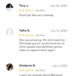 Destination Mobile Massage - Reviews from Thumbtack app