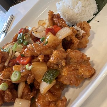 Bloom Asian Haus - Sweet and sour chicken - Asian Fusion Near Me - Frederick, Maryland Bloom Asian Haus - Sweet and sour chicken - Asian Fusion Near Me - Frederick, Maryland