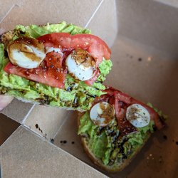 Rethink Food & Drink - Caprese avocado toast!