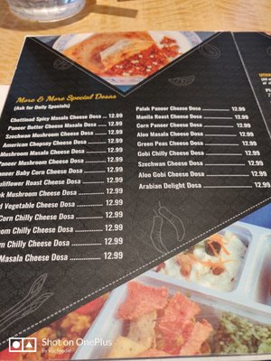 Menu photo 5 Saravanaa Bhavan Irving, TX