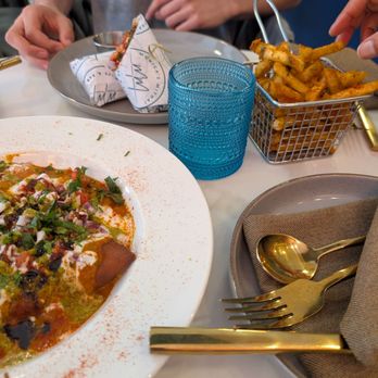 Monica’s Mithai Cafe & Bar - Masala fries, kathi role - Indian Near Me - Andover, Massachusetts