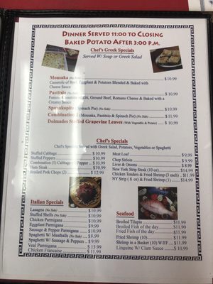 Menu photo 2 Jimmy's Greek American Grill Sebring, FL Menu photo 2 Jimmy's Greek American Grill Sebring, FL