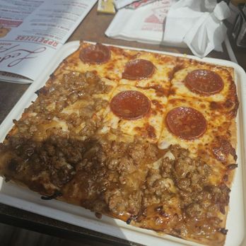 Ledo Pizza - Mike's Hot Honey Spicy Italian Sausage Mike's Hot Honey- Pepperoni Pizza - Pizza Near Me - Lorton, Virginia Ledo Pizza - Mike's Hot Honey Spicy Italian Sausage Mike's Hot Honey- Pepperoni Pizza - Pizza Near Me - Lorton, Virginia
