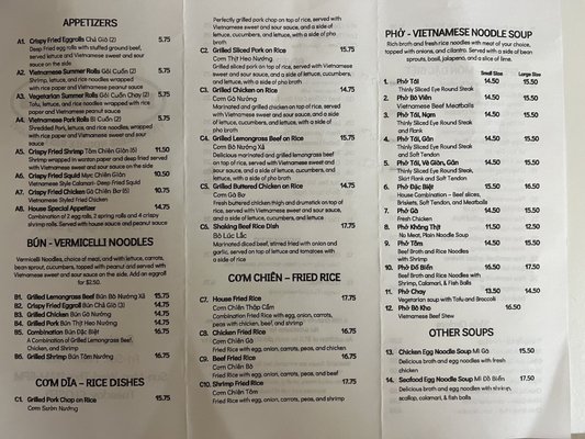 Menu photo 3 Pholicious Sarasota, FL