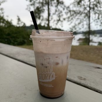 Black Rock Coffee Bar - Seasonal Iced Cherry Tiramisu Latte - Coffee & Tea Near Me - Portland, Oregon Black Rock Coffee Bar - Seasonal Iced Cherry Tiramisu Latte - Coffee & Tea Near Me - Portland, Oregon