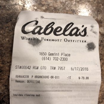 Cabela's - Original exchange by same Cabela's store made for insides ripping out on previous pair of boots - Guns & Ammo Near Me - Columbus, Ohio Cabela's - Original exchange by same Cabela's store made for insides ripping out on previous pair of boots - Guns & Ammo Near Me - Columbus, Ohio
