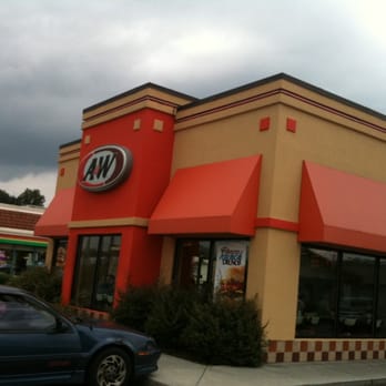 A&W Restaurant - a car parked in front of it - Burgers Near Me - Sevierville, Tennessee