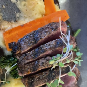 Mankas Grill - Bison New York Strip - American Near Me - Fairfield, California