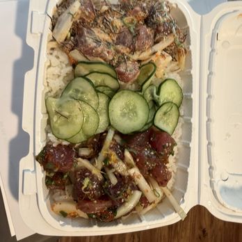Ry’s Poke Shack - Spicy Hawaiian and limu (gluten free) - Poke Near Me - Urban Honolulu, Hawaii