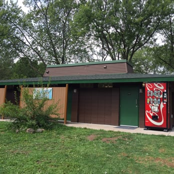 Indian Point Campground - Front of bathrooms/shower/laundry located at front of campground. - Campgrounds Near Me - Duluth, Minnesota