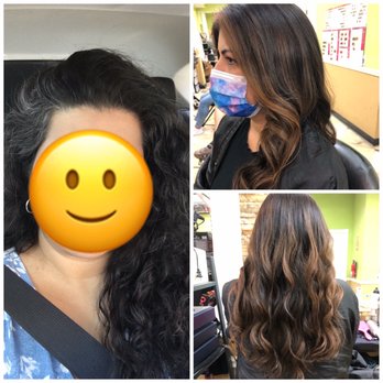 Top T & Y Salon - before and after color, bayalage and cut/style with Yvonne - Hair Salons Near Me - Houston, Texas Top T & Y Salon - before and after color, bayalage and cut/style with Yvonne - Hair Salons Near Me - Houston, Texas