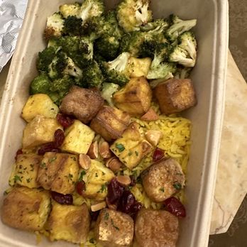 Proper Food - Coconut Curry Tofu Hot Plate - Salad Near Me - New York, New York Proper Food - Coconut Curry Tofu Hot Plate - Salad Near Me - New York, New York