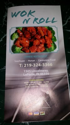 Menu photo 6 Wok & Roll La Porte, IN Menu photo 6 Wok & Roll La Porte, IN