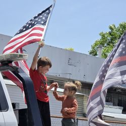 1 Lane Towing - The Lane kids honoring all our service men and women