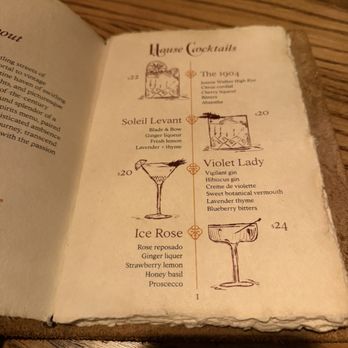 Room 1904 - Menu - Speakeasies Near Me - Detroit, Michigan Room 1904 - Menu - Speakeasies Near Me - Detroit, Michigan