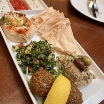 Amoura Restaurant - Mezze Platter - Mediterranean Near Me - South San Francisco, California