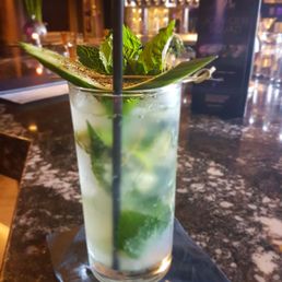 Mojitonic. Refreshing cocktail made  by Serge