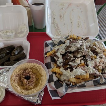 Gyro Grill - Gyro fries, hummus, and grape leaves - Mediterranean Near Me - Marrero, Louisiana