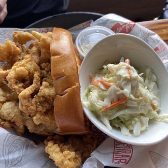 The Lobster Trap - Whole Belly Clam Roll - Seafood Near Me - Bourne, Massachusetts