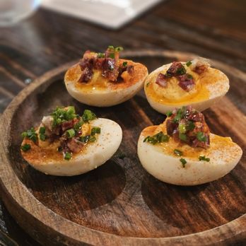 S'Aranella - Gilded Deviled Eggs - Spanish Near Me - Paso Robles, California S'Aranella - Gilded Deviled Eggs - Spanish Near Me - Paso Robles, California