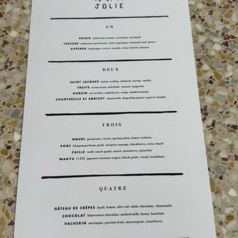Jeune Et Jolie - Menu - French Near Me - Carlsbad, California Jeune Et Jolie - Menu - French Near Me - Carlsbad, California