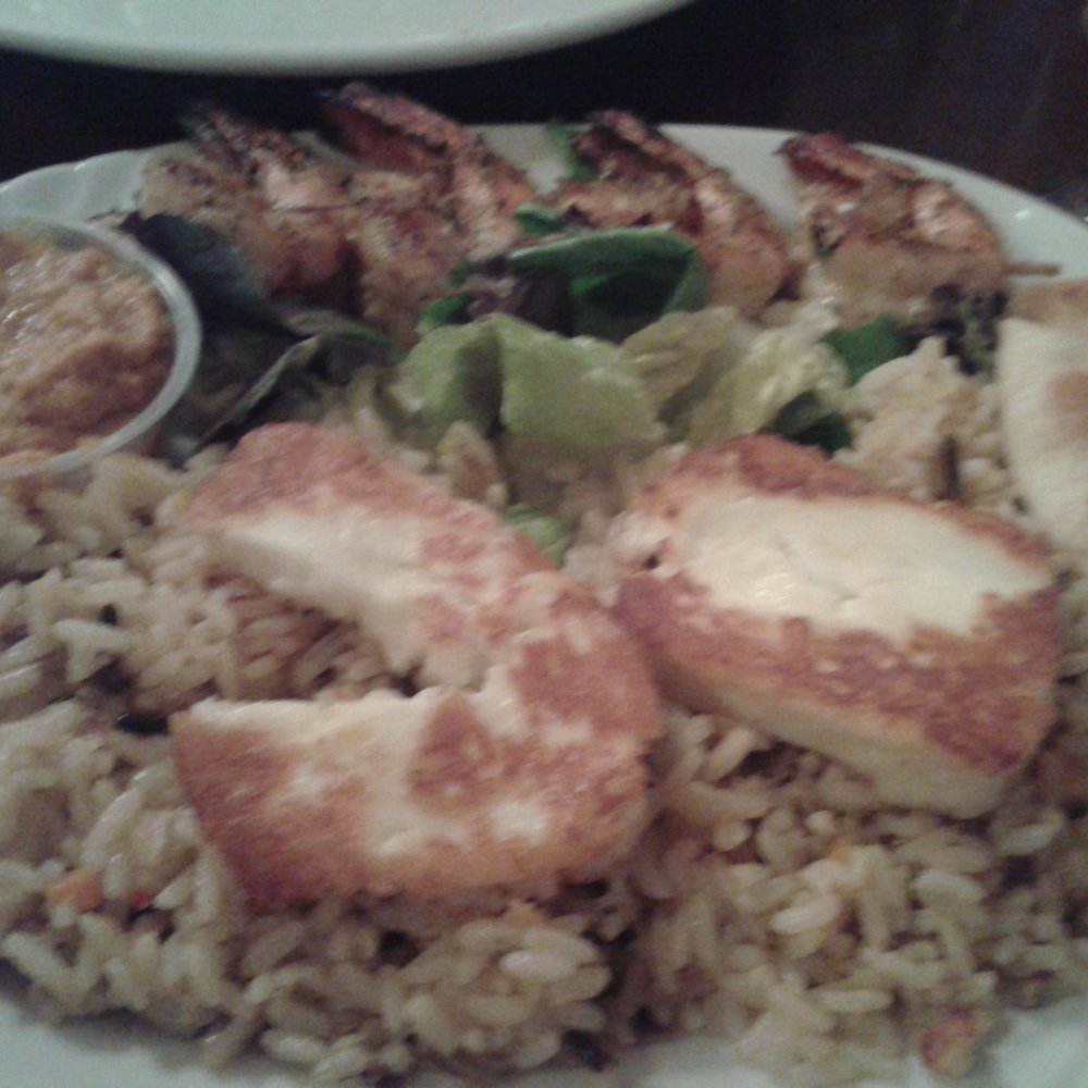 Samos Restaurant - Grilled halloumi cheese and garlic shrimp app--big enough for my entree! - Greek Near Me - Baltimore, Maryland Samos Restaurant - Grilled halloumi cheese and garlic shrimp app--big enough for my entree! - Greek Near Me - Baltimore, Maryland