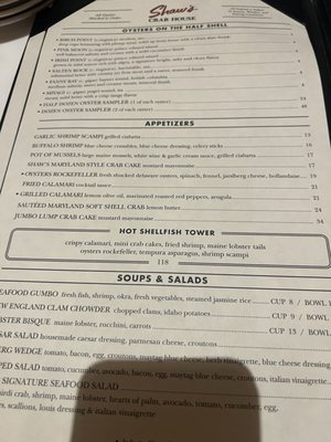 Menu photo 4 Shaw's Crab House Schaumburg, IL Menu photo 4 Shaw's Crab House Schaumburg, IL