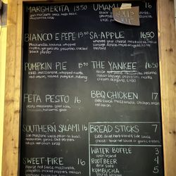 Menu, October 2023