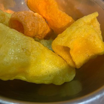 Masti Indian Street Eats - Some type of free appetizer cracker things - Indian Near Me - Duluth, Georgia Masti Indian Street Eats - Some type of free appetizer cracker things - Indian Near Me - Duluth, Georgia